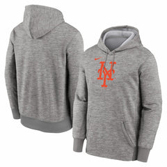 New York Mets Nike Primary Logo Therma Hoodie - MLB Hoodies