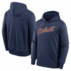 Detroit Tigers Nike Primary Wordmark Therma Hoodie - MLB Hoodies