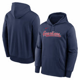 Cleveland Guardians Nike Primary Wordmark Therma Hoodie - MLB Hoodies