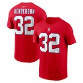 New England Patriots TreVeyon Henderson Name & Number T-Shirt | NFL New