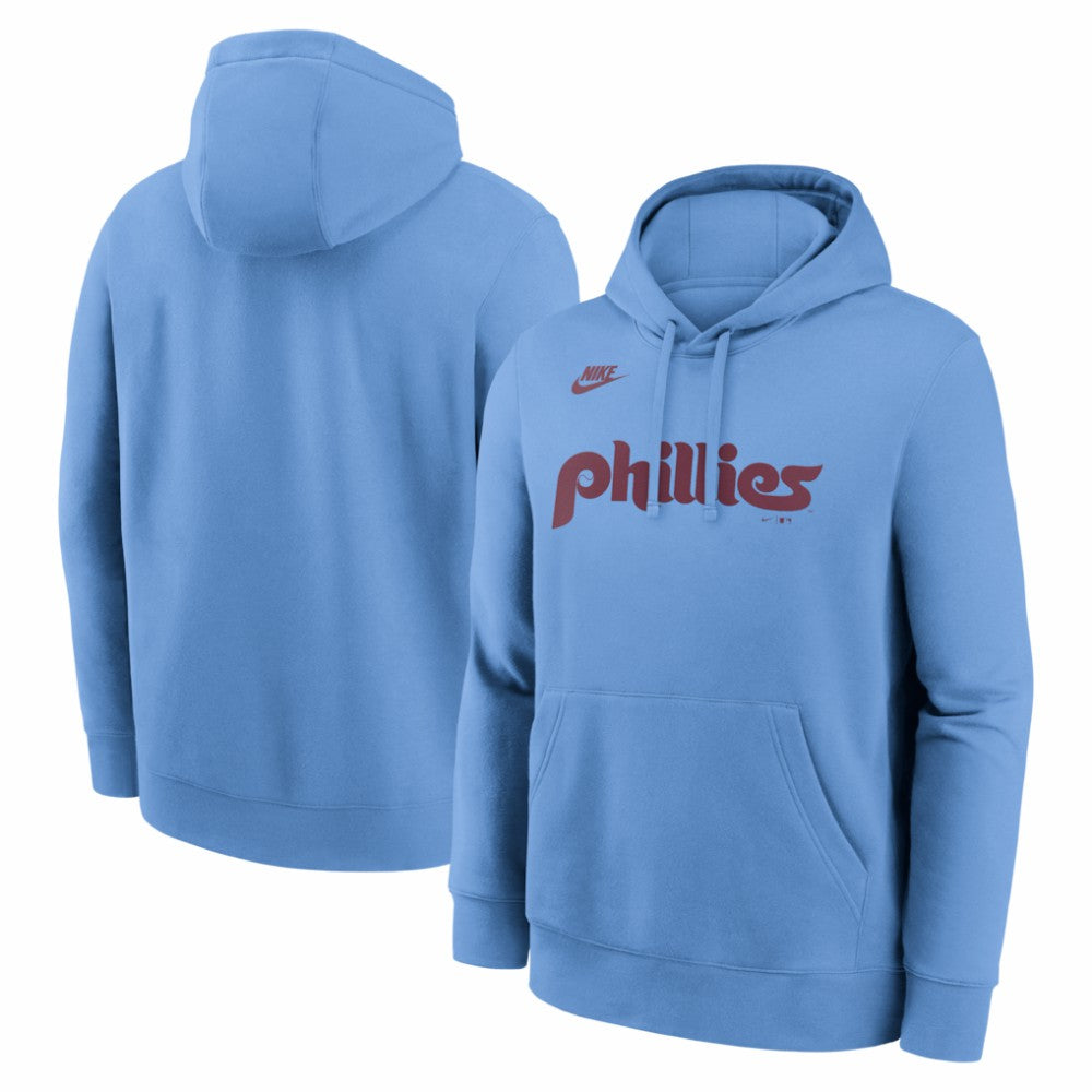 Philadelphia Phillies Nike Cooperstown Collection Wordmark Club Hoodie - MLB Hoodies