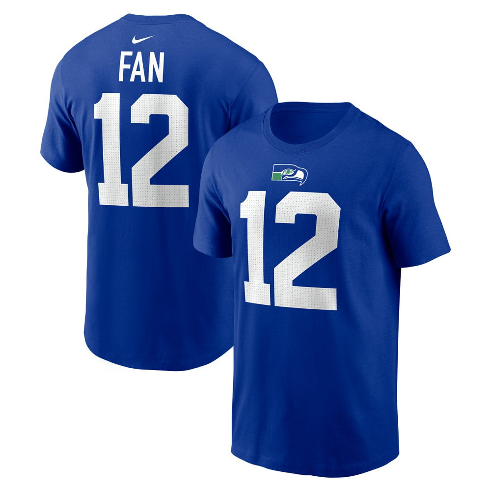 Seattle Seahawks 12s Player Name & Number T-Shirt | NFL Hot