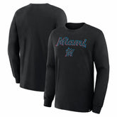 Miami Marlins Fanatics Lock-Up Legacy Long Sleeve T-Shirt - MLB T-shirts