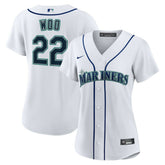 Bryan Woo Seattle Mariners Nike Women's Home Replica Jersey - MLB Jerseys