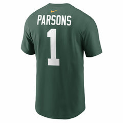 Green Bay Packers Micah Parsons Name & Number T-Shirt | NFL Outlet
