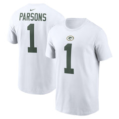 Green Bay Packers Micah Parsons Player Name & Number T-Shirt | NFL On sale