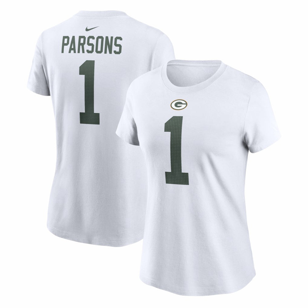 Green Bay Packers Micah Parsons Women's Player Name & Number T-Shirt | NFL On sale