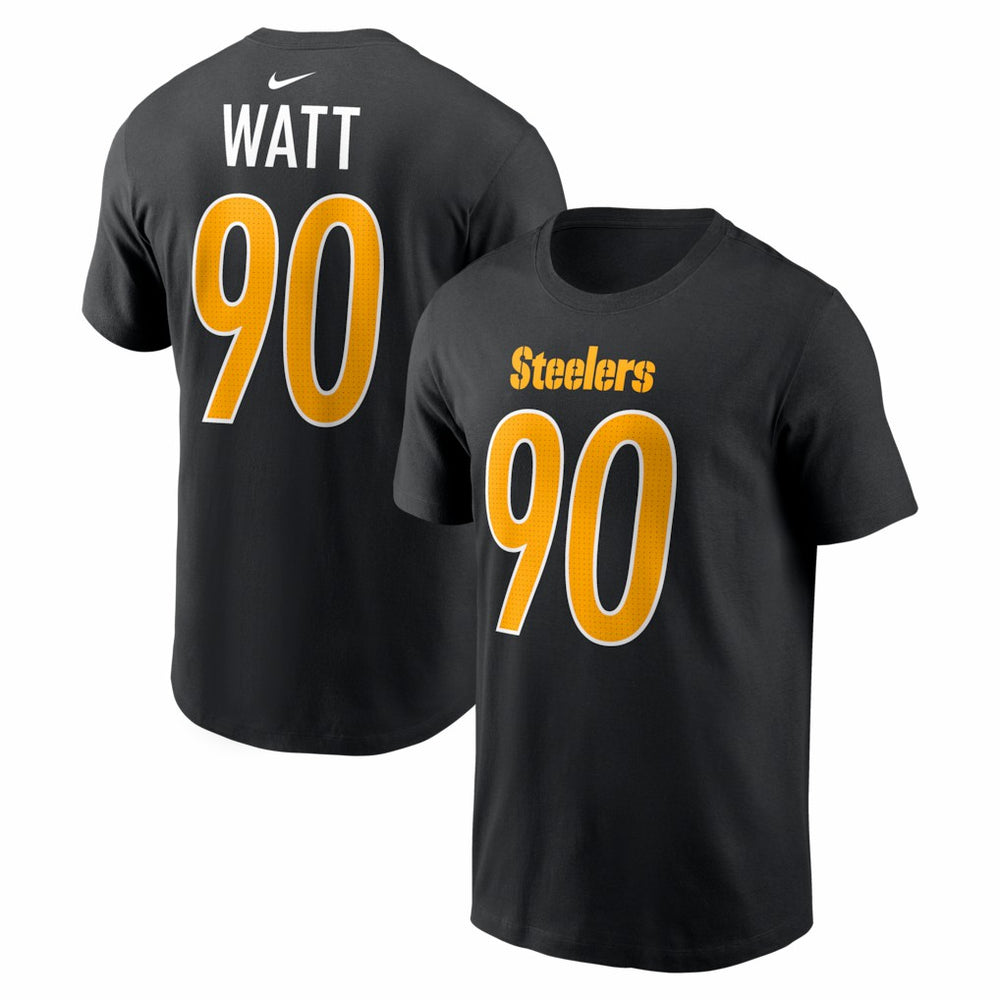 Pittsburgh Steelers T.J. Watt Carbon Name & Number T-Shirt | NFL Near me
