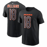 Chicago Bears Caleb Williams Carbon Name & Number T-Shirt | NFL Online