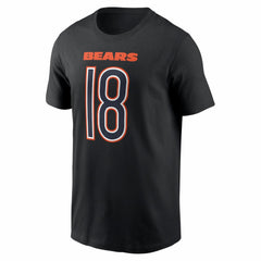 Chicago Bears Caleb Williams Carbon Name & Number T-Shirt | NFL Online