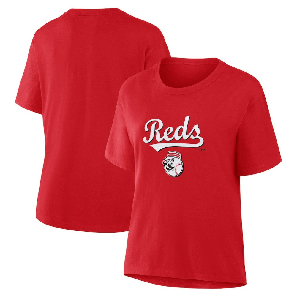 Cincinnati Reds Fanatics Women's Lockup Legacy T-Shirt - MLB T-shirts