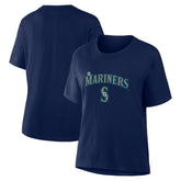 Seattle Mariners Fanatics Women's Lockup Legacy T-Shirt - MLB T-shirts