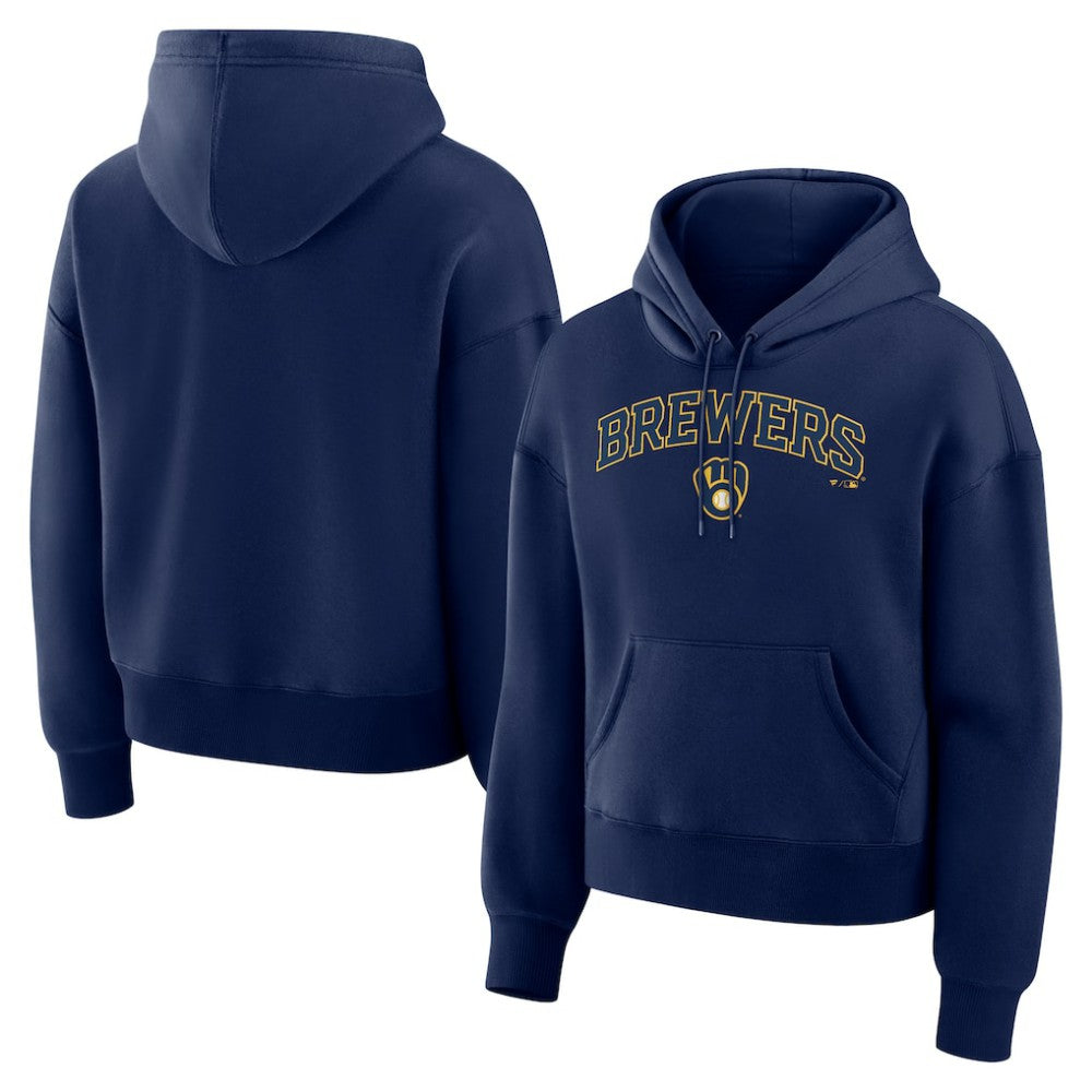 Milwaukee Brewers Fanatics Women's Lockup Legacy Fleece Hoodie - MLB Hoodies