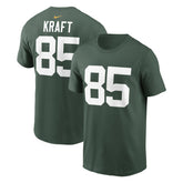 Green Bay Packers Tucker Kraft Player Name & Number T-Shirt | NFL US