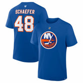 Matthew Schaefer New York Islanders Fanatics Authentic Stack Name & Number T-Shirt - NHL T-shirts