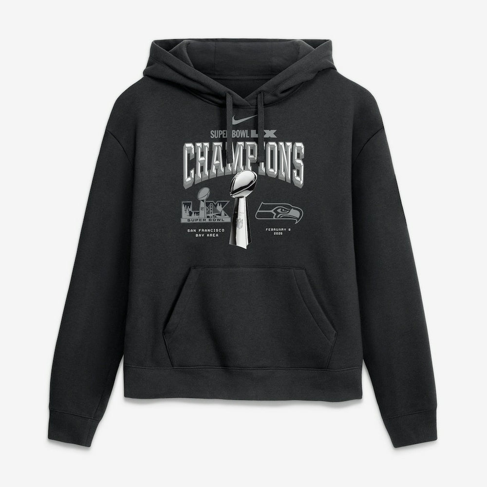 Seattle Seahawks Women's Super Bowl LX Champions Locker Room Trophy Collection Hoodie | NFL Sale
