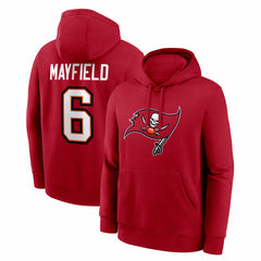 Tampa Bay Buccaneers Baker Mayfield Player Name & Number Fleece Hoodie | NFL Sale