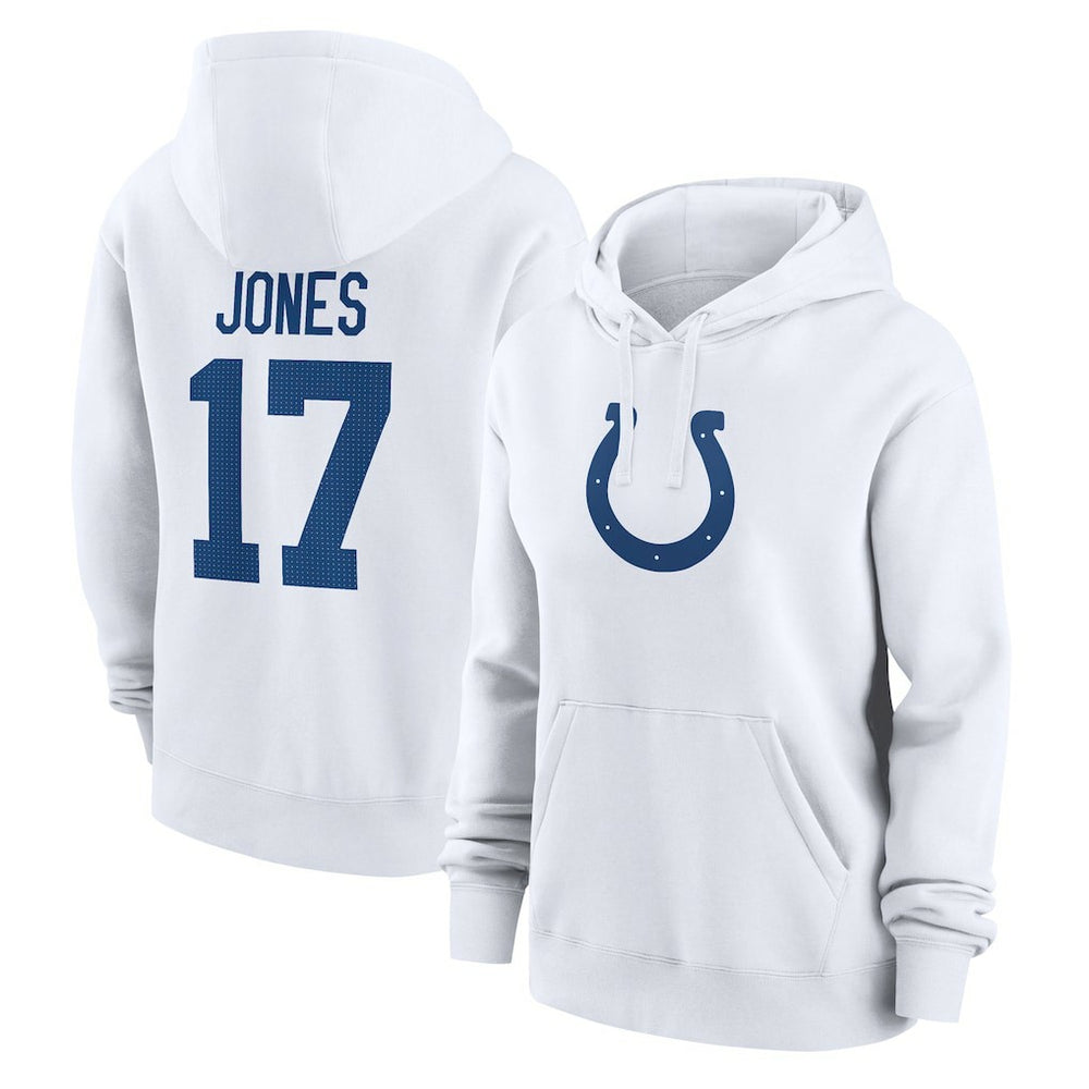 Indianapolis Colts Daniel Jones Women's Player Name & Number Fleece Hoodie | NFL Near me