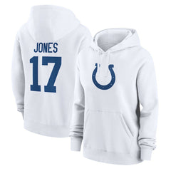 Indianapolis Colts Daniel Jones Women's Player Name & Number Fleece Hoodie | NFL Near me