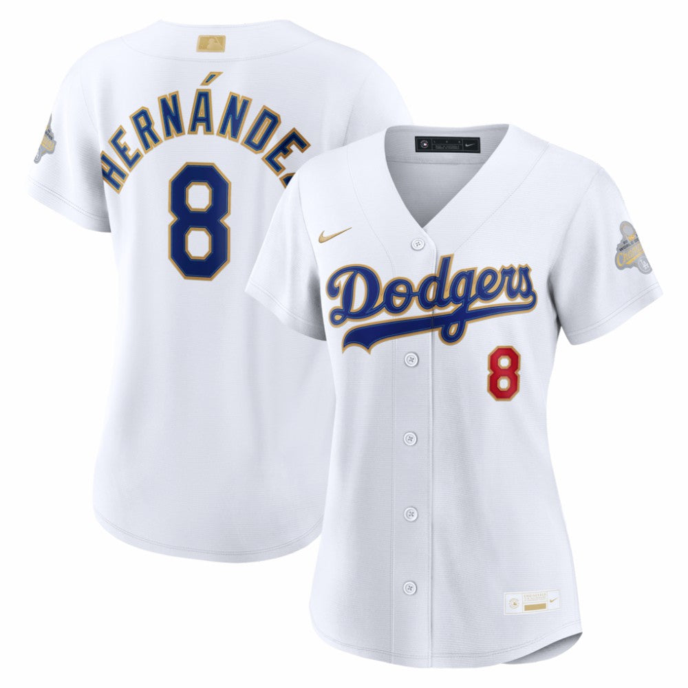 Enrique Hernández Los Angeles Dodgers Nike Women's 2026 Gold Collection Stadium Jersey - MLB Jerseys