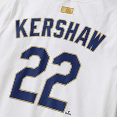 Clayton Kershaw Los Angeles Dodgers Nike 2026 Gold Collection Player Name & Number T-Shirt - MLB T-shirts
