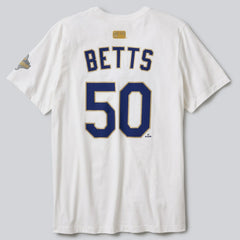 Mookie Betts Los Angeles Dodgers Nike 2026 Gold Collection Name & Number T-Shirt - MLB T-shirts
