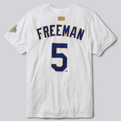 Freddie Freeman Los Angeles Dodgers Nike 2026 Gold Collection Name & Number T-Shirt - MLB T-shirts