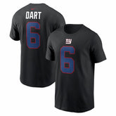 New York Giants Jaxson Dart Name & Number T-Shirt | NFL On sale