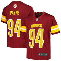 Washington Commanders Daron Payne Youth Game Jersey | NFL Outlet