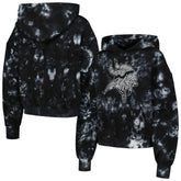 Minnesota Vikings The Wild Collective Women's Tie-Dye Cropped Pullover Hoodie | NFL On sale