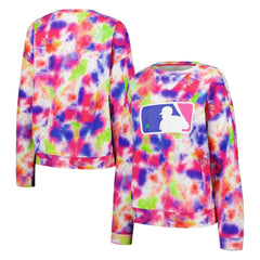 MLB Batterman Terez Neon Tie-Dye Pullover Sweatshirt - MLB Pullover