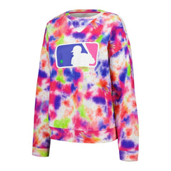 MLB Batterman Terez Neon Tie-Dye Pullover Sweatshirt - MLB Pullover