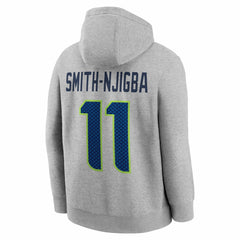Seattle Seahawks Jaxon Smith-Njigba Super Bowl LX Patch Name & Number Hoodie | NFL Sale
