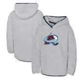 Colorado Avalanche Girls Youth Ultimate Teddy Fleece Pullover Hoodie - NHL Hoodies