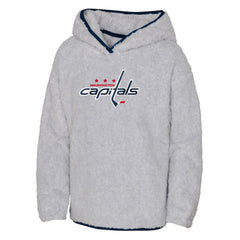 Washington Capitals Girls Youth Ultimate Teddy Fleece Pullover Hoodie - NHL Hoodies