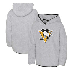 Pittsburgh Penguins Girls Youth Ultimate Teddy Fleece Pullover Hoodie - NHL Hoodies