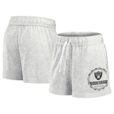 Las Vegas Raiders Women's Vintage Badge Shorts | NFL Outlet