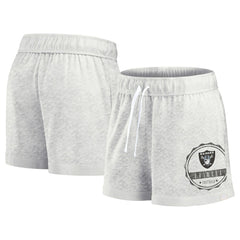 Las Vegas Raiders Women's Vintage Badge Shorts | NFL Outlet