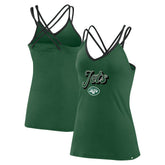 New York Jets Women's Go For It Strappy Crossback Tank Top | NFL On sale