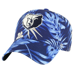 Navy Memphis Grizzlies '47 Tropicalia Floral Clean Up Adjustable Hat | NBA