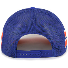 Blue New York Knicks '47 Sidebrand Stripes Trucker Adjustable Hat | NBA