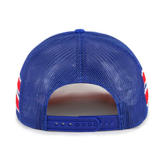 Royal Philadelphia 76ers '47 Sidebrand Stripes Trucker Adjustable Hat | NBA