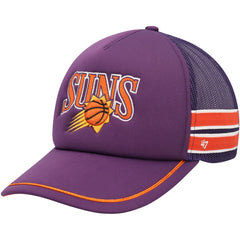 Purple Phoenix Suns '47 Sidebrand Stripes Trucker Adjustable Hat | NBA