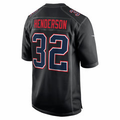 New England Patriots TreVeyon Henderson Super Bowl LX Patch Carbon Fashion Game Jersey | NFL On sale