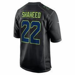 Seattle Seahawks Rashid Shaheed Super Bowl LX Patch Carbon Fashion Game Jersey | NFL Discount