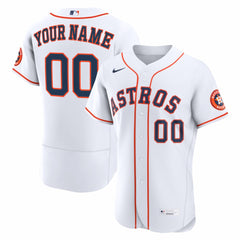 Houston Astros Nike Home Authentic Custom Jersey - MLB Jerseys