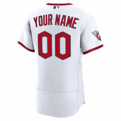 Cleveland Guardians Nike Home Authentic Custom Jersey - MLB Jerseys