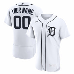 Detroit Tigers Nike Home Authentic Custom Jersey - MLB Jerseys