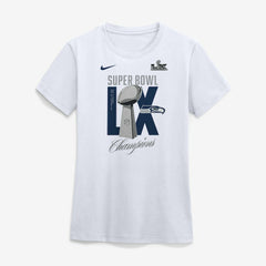 Seattle Seahawks Women's Super Bowl LX Champions Lombardi Trophy T-Shirt | NFL New