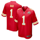 Kansas City Chiefs Number 1 Dad Game Jersey | NFL Hot